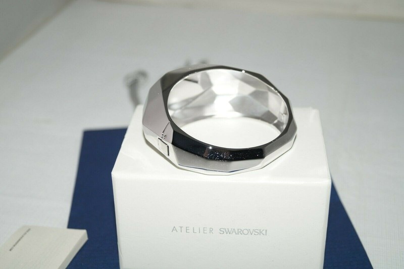 NWT Authentic DANIEL SWAROVSKI ATELIER SWAROVSKI JPG REVERSE Crystal Bangle gallery
