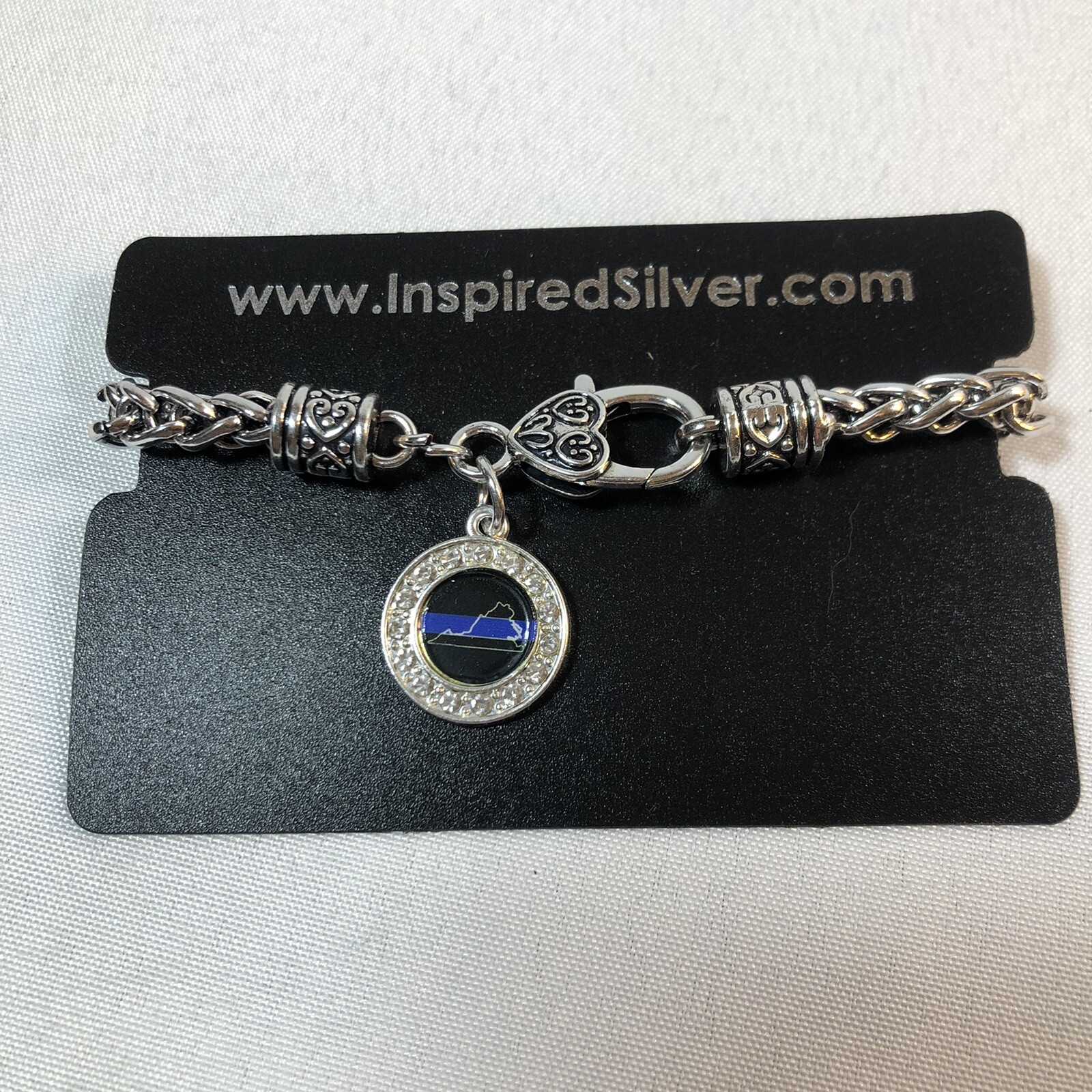 Inspired Silver Virginia Bracelet. New. gallery