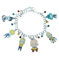 One Punch Man Fashion Novelty Charm Bracelet Anime Manga Series with Gift Box