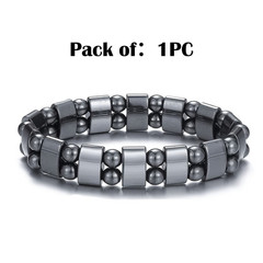 Magnetic Hematite Bracelets Pain Relief Powerfull Elastic Therapy Arthritis Gift