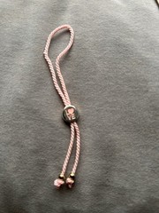 Ralph Lauren Pink Polo Pony Breast Cancer Awareness Bracelet Preowned Adjustable
