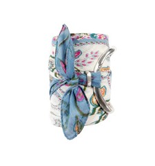 Bracelet CXC plated silver with scarf wrap in blue made in Spain