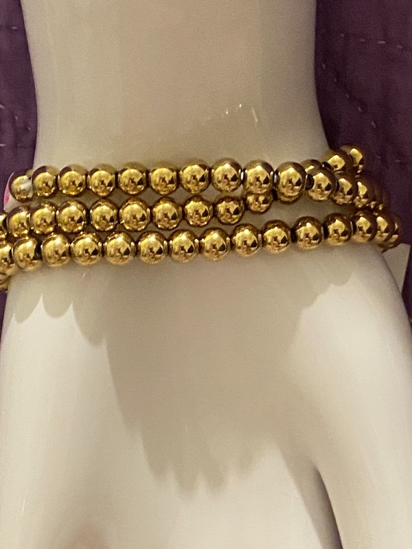 Eye Candy LA Luxe LOVE IS LOVE Spell Out 18k Gold Plated Titanium Bracelet Set 3 gallery