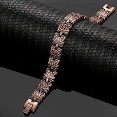 Cross Pure Copper Magnetic Bracelet Max Magnet Balance Power Energy Father’s Day