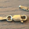 925 Sterling Silver Figaro Link Chain 9.25 1mm Bracelet Stamped P.LUX gallery