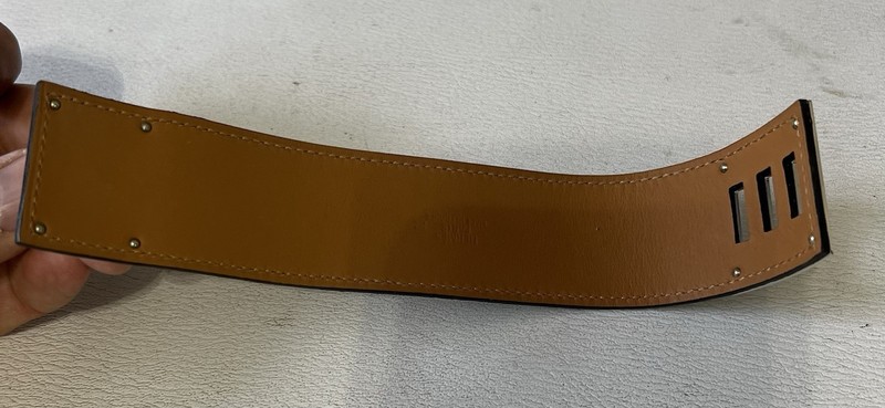 Authentic HERMES Kelly Bracelet Lizard & Silver Hardware Made In France gallery