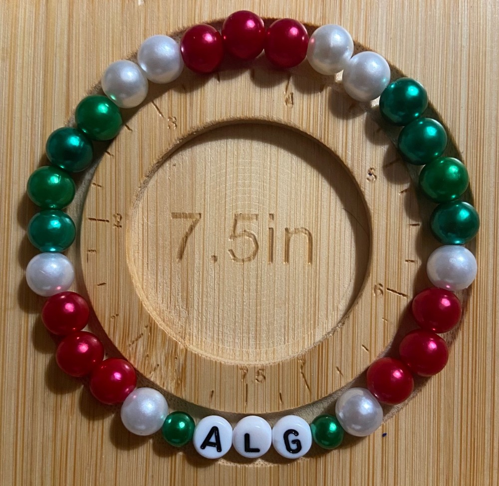 FIFA World Cup Flag Colors Bead Bracelets (8 in.)