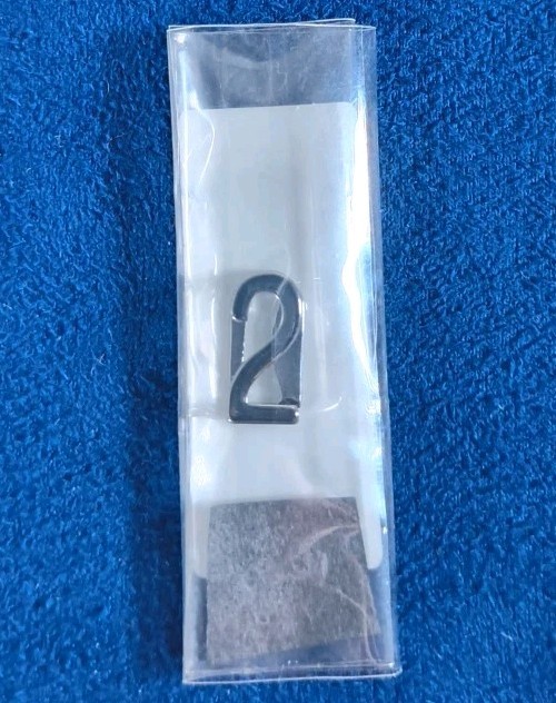 Keep Collective Keys Letters/Numbers "2" NEW - SILVER - KC002SL2