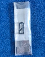 Keep Collective Keys Letters/Numbers “2” NEW – SILVER – KC002SL2