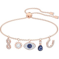 Swarovski Crystal Evil Eye Hamsa Hand & Horseshoe Bracelet Protective Lucky Gift