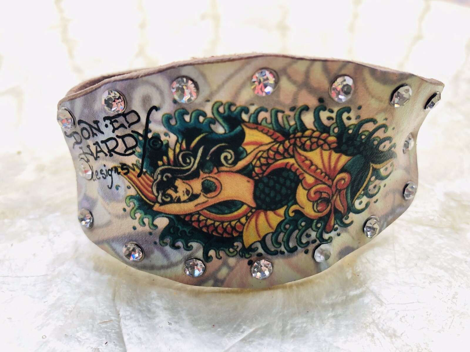 Don Ed Hardy Leather Bracelet - New Vintage gallery