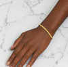 5MM Razor Bracelet Stainless Steel or 18K Gold Plated 7” 8.5” Unisex Chain gallery