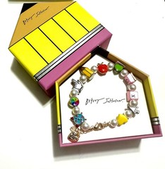 Betsey Johnson School beaded bracelet