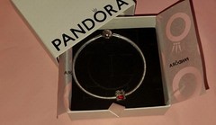 Authentic Pandora Moments 7.9″ (20cm) Bracelet & Sparkling Gift Box Charm w/Box