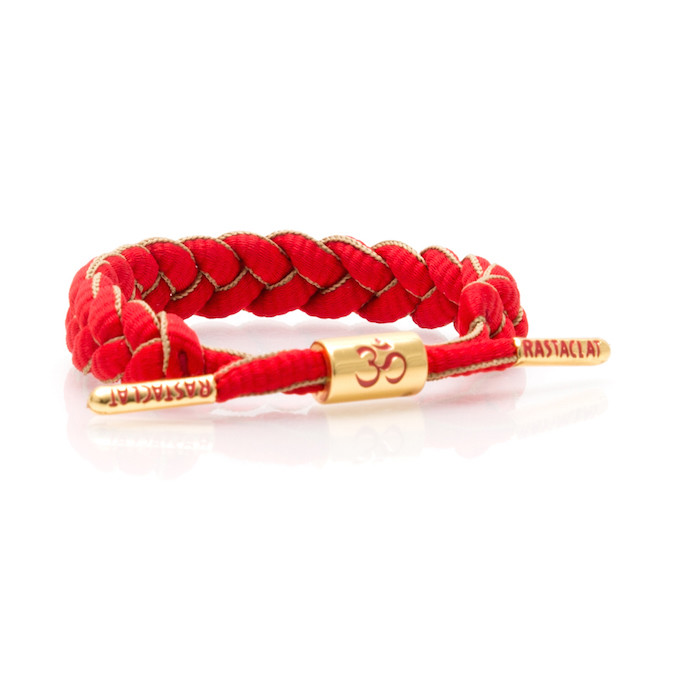 Brand New RASTACLAT Om Ǯԅ Red Shoelace Bracelet gallery