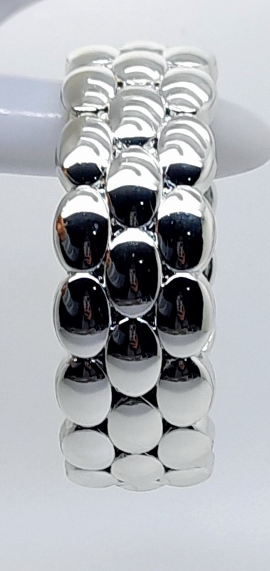B001 Simple style Light Weight Large wide silver color Bangle fashion Bracelets gallery