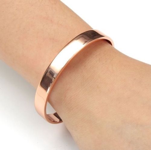 2× Pure Copper Magnetic Bracelet Arthritis Therapy Energy Bangle Pain Relief USA gallery