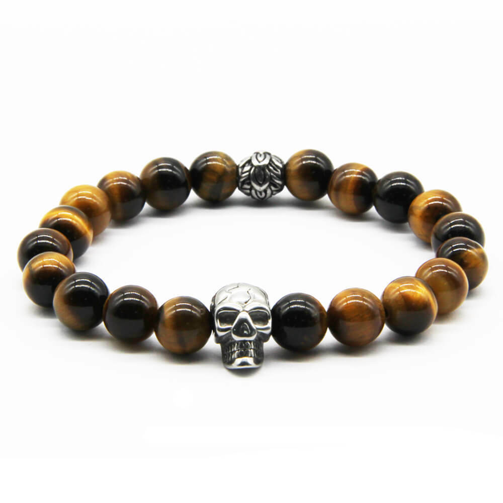 Tiger Eye Bracelet Strength Good Luck Wealth Gemstone Bracelet Men Women NEW