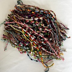 100 Piece Lot of Woven Bracelets Handmade Colorful Gift Basket Party Favors Tie