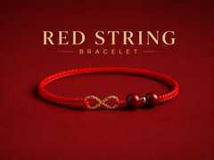 Red String Infinity Bracelet Adjustable Lucky Charm Friendship Couple Gift