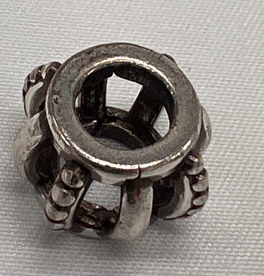 Brighton Cage Bead, Silver Finish gallery
