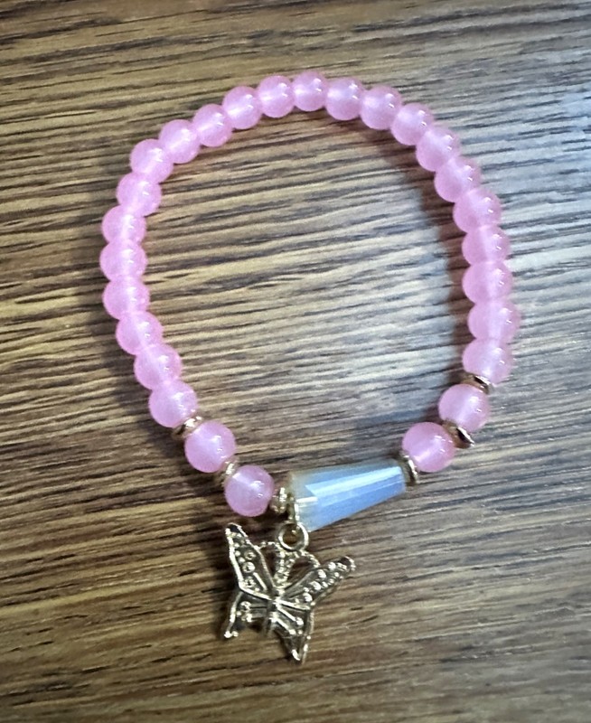 NEW 4pcs Beaded Bracelet Sets with Butterfly Heart Tree Charms - Multi-Layer gallery