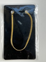 Gold tone herringbone bracelets, Made in Korea, Brand New Sealed.