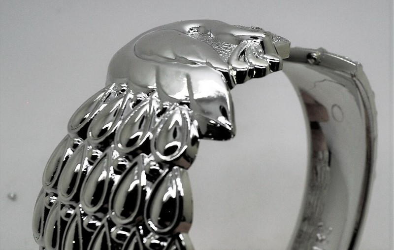 Lot 0f 6/12 silver color open bangle Bracelets style fashion jewelry wholesale gallery