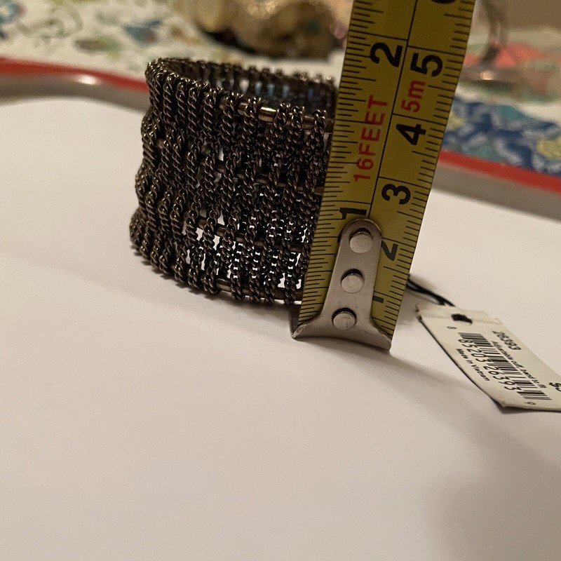 NWT Cookie Lee Metal Wire Bangle Bracelet Cuff $34 MSRP gallery