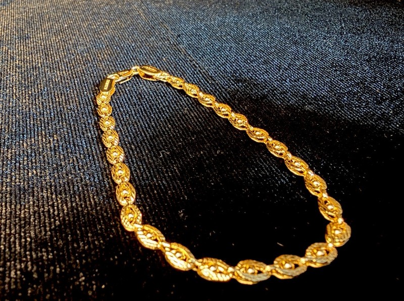 Stunning Evil Eye 14L Gold Filled Bracelet 7.5 in 4MM/Lobster Clasp Closure gallery