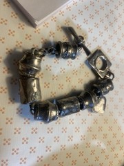Vintage DANON charm Bracelet As Is