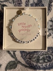 Little Words Project Good Energy Beaded Inspirational Bracelet NEW