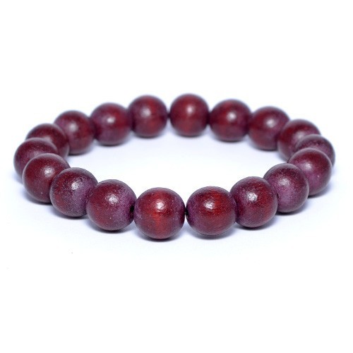 Men's Dark Brown 10mm Wooden Bead Bracelet gallery