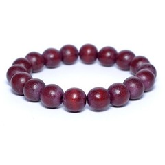 Men’s Dark Brown 10mm Wooden Bead Bracelet
