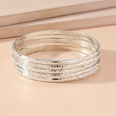 Women’s Fashion Bracelet Set Geometric Circle Elegant Bracelet Alloy 5 PCS