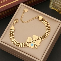 New Jewelry Fashion Flower Bracelet Stainless Steel Handpiece Eye Bracelet