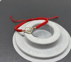 Love Bear Charmed Bracelet, ADJUSTABLE bracelet, Valentines Day Gift Idea