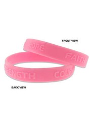 PinMart’s Pink Breast Cancer Awareness Rubber Bracelet