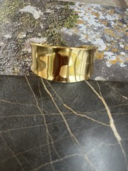 Gold Chunky Statement Minimalist COS Cuff Bracelet