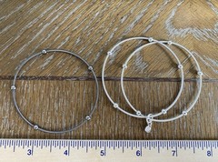 Nine West Flexible Bracelets in 2 in Silver, 1 in Gunmetal