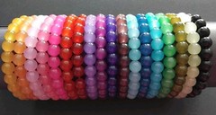 Men’s/Womens/Unisex/Bracelet/Various Sizes/Colours/8mm/Glass Beads/Stretch