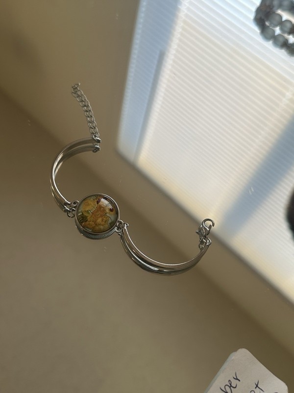 Kaleidoscope Charm Bracelet Adjustable Silver Chain gallery