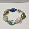 Glass Bracelets -LOT OF 2- (1 Stretchy/1 Toggle Clasp) gallery