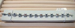 Multi Cubic Zirconia & Austrian Crystal Floral Bracelet