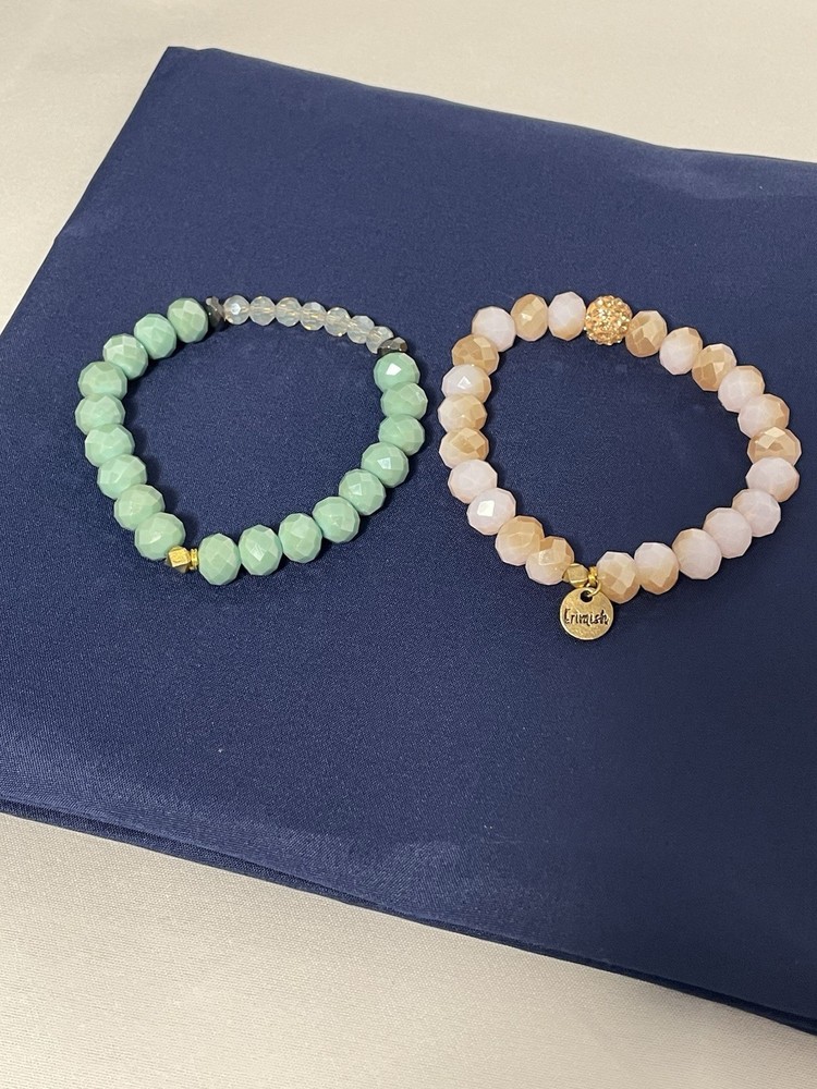 Erimish Stackable Semi-precious Stone Beaded Stretch Bracelets