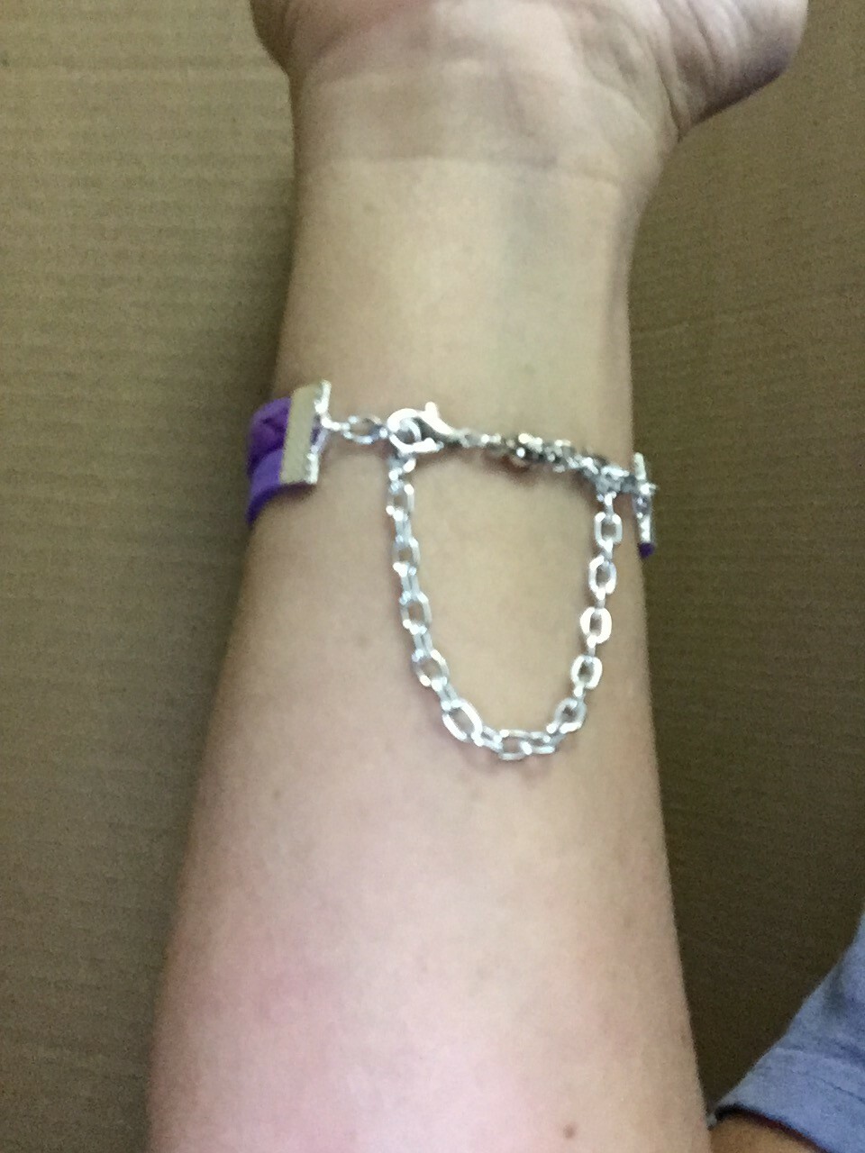Lung Cancer Awareness Bracelet-Mom, White, Support Bracelets, Memory Bracelets gallery