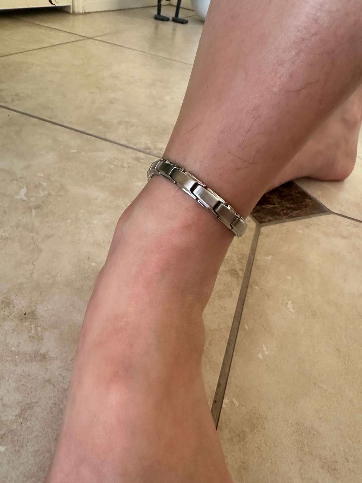 Thinnest Magnetic Anklet Bracelet Women Men Balance Energy Power Calm Love Joy gallery