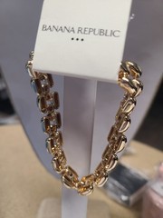 Banana Republic Gold Tone Link Bracelet