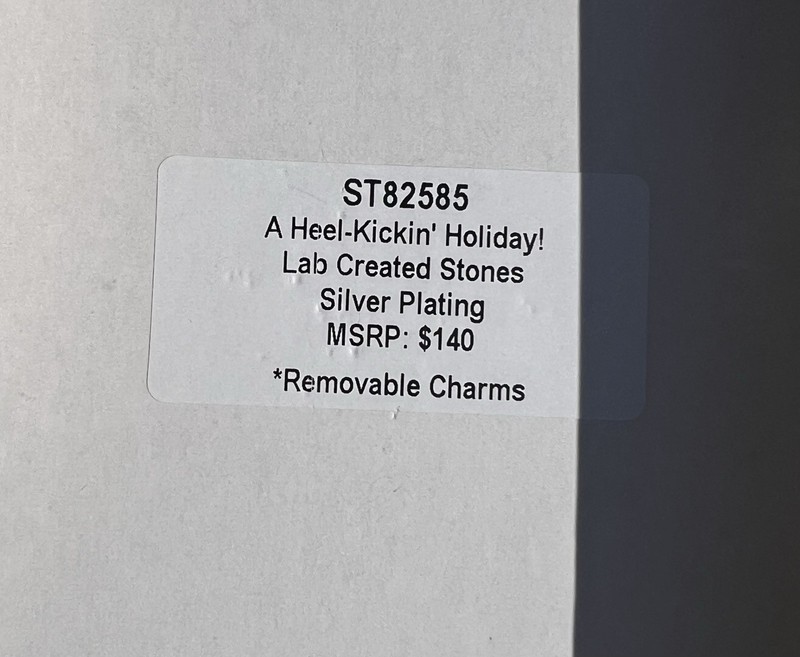 Bomb Party Gem Society Bracelets “A Heel Kickin’ Holiday” Lab Stones On Silver gallery