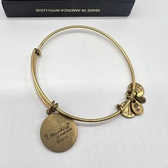 Alex and Ani 2013 My Other Half Charm Bracelet Gold Tone With Box
